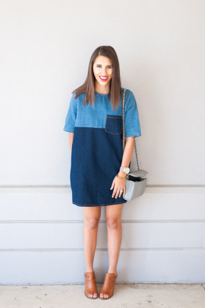 Dress Up Buttercup // A Houston-based fashion and inspiration blog developed to daily inspire your own personal style by Dede Raad | Colorblock Denim