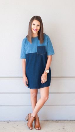 Dress Up Buttercup // A Houston-based fashion and inspiration blog developed to daily inspire your own personal style by Dede Raad | Colorblock Denim