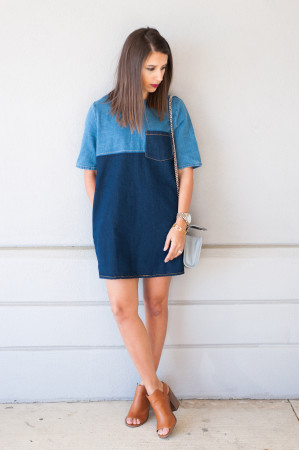 Dress Up Buttercup // A Houston-based fashion and inspiration blog developed to daily inspire your own personal style by Dede Raad | Colorblock Denim
