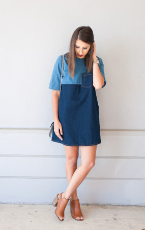 Dress Up Buttercup // A Houston-based fashion and inspiration blog developed to daily inspire your own personal style by Dede Raad | Colorblock Denim