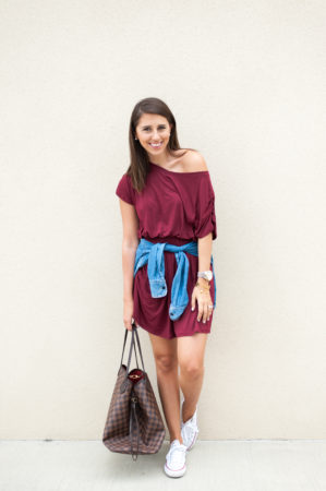 Dress Up Buttercup // A Houston-based fashion and inspiration blog developed to daily inspire your own personal style by Dede Raad | Merlot Swing Dress