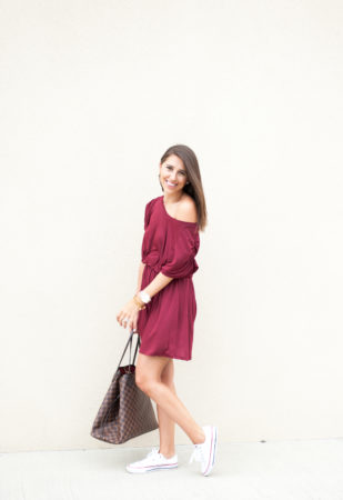 Dress Up Buttercup // A Houston-based fashion and inspiration blog developed to daily inspire your own personal style by Dede Raad | Merlot Swing Dress