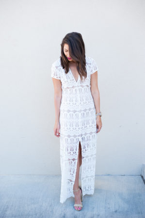 Dress Up Buttercup // A Houston-based fashion and inspiration blog developed to daily inspire your own personal style by Dede Raad | Lace Maxi