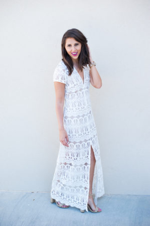 Dress Up Buttercup // A Houston-based fashion and inspiration blog developed to daily inspire your own personal style by Dede Raad | Lace Maxi
