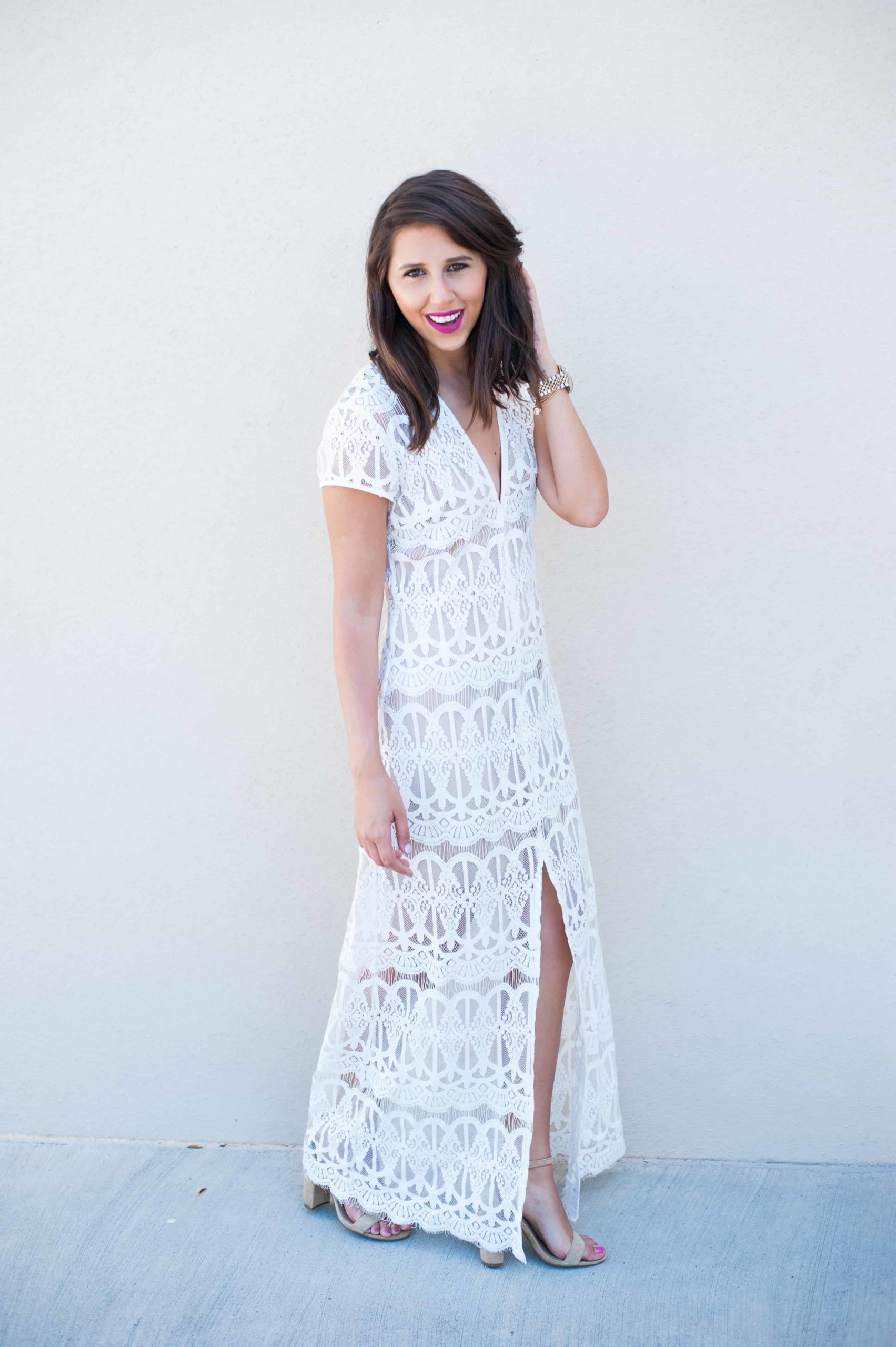 Dress Up Buttercup // A Houston-based fashion and inspiration blog developed to daily inspire your own personal style by Dede Raad | Lace Maxi