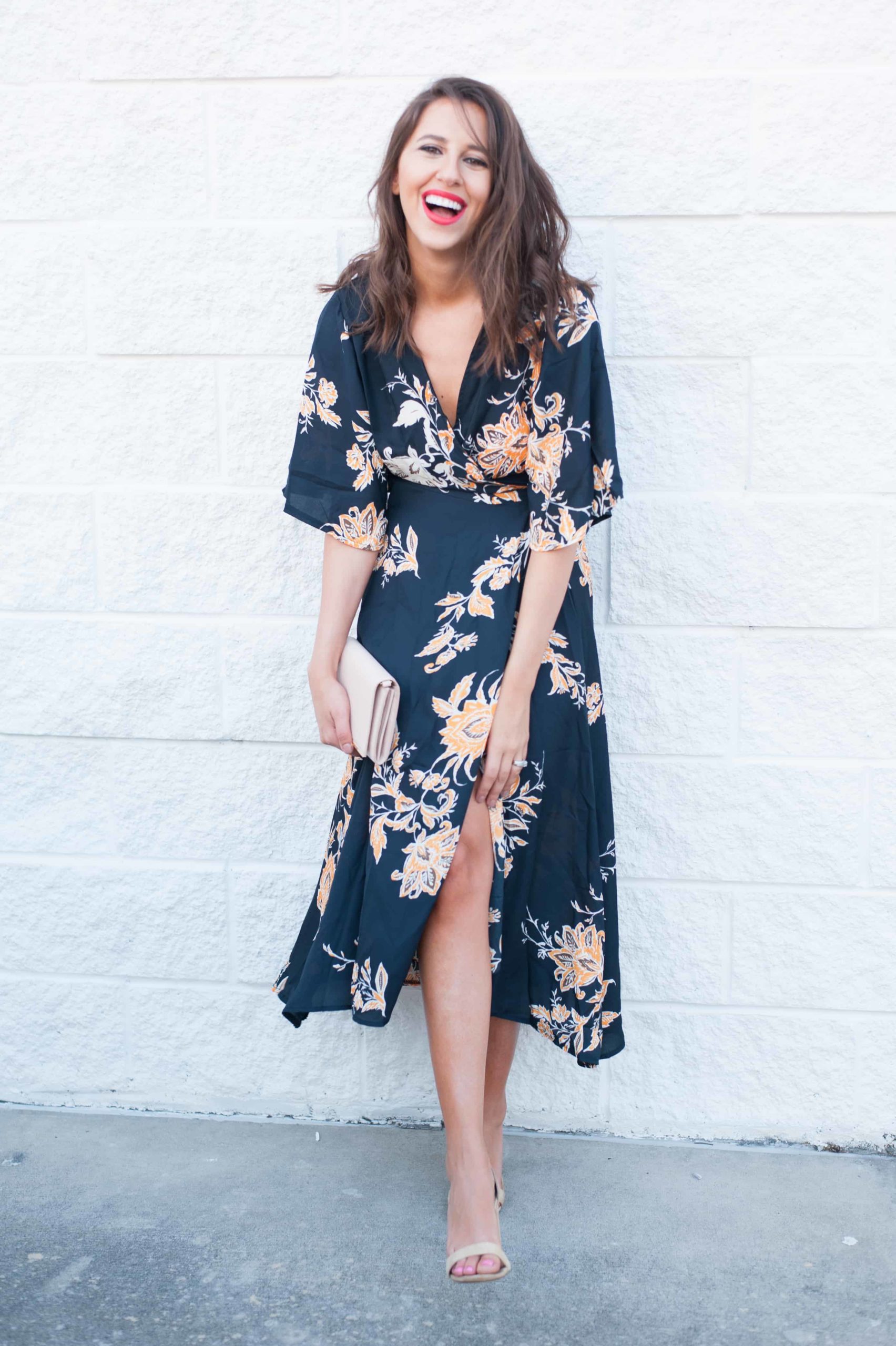 Dress Up Buttercup // A Houston-based fashion and inspiration blog developed to daily inspire your own personal style by Dede Raad | Wrap Floral Maxi
