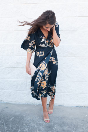 Dress Up Buttercup // A Houston-based fashion and inspiration blog developed to daily inspire your own personal style by Dede Raad | Wrap Floral Maxi