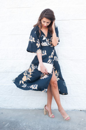 Dress Up Buttercup // A Houston-based fashion and inspiration blog developed to daily inspire your own personal style by Dede Raad | Wrap Floral Maxi