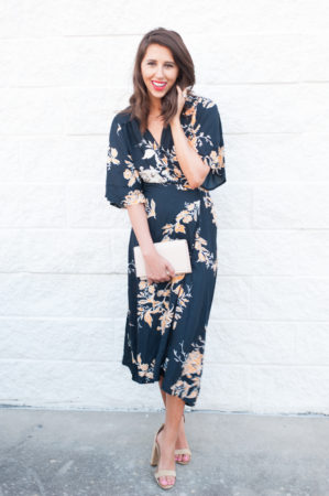 Dress Up Buttercup // A Houston-based fashion and inspiration blog developed to daily inspire your own personal style by Dede Raad | Wrap Floral Maxi