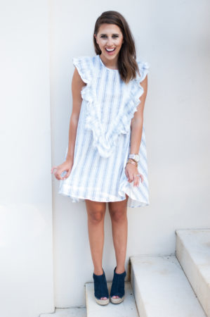 Dress Up Buttercup | Houston Fashion Blog - Dede Raad | Fun Ruffle Dress