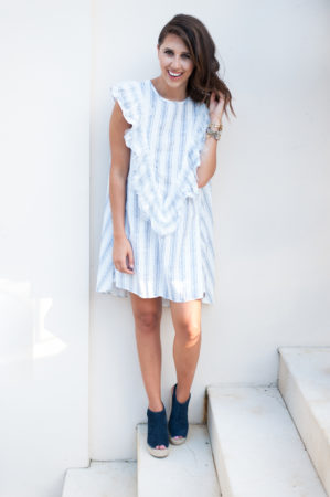 Dress Up Buttercup | Houston Fashion Blog - Dede Raad | Fun Ruffle Dress
