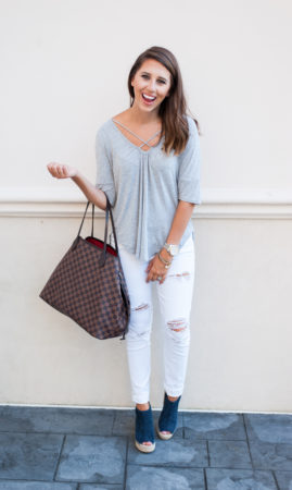 Dress Up Buttercup | Houston Fashion Blog - Dede Raad | Casual Cross Front