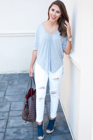 Dress Up Buttercup | Houston Fashion Blog - Dede Raad | Casual Cross Front