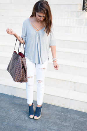 Dress Up Buttercup | Houston Fashion Blog - Dede Raad | Casual Cross Front