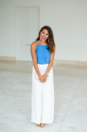Dress Up Buttercup | Houston Fashion Blog - Dede Raad | Monday Wide Leg Blues
