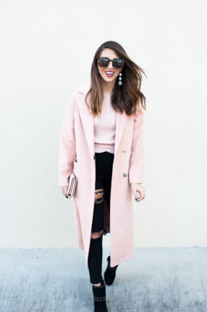 Dress Up Buttercup // A Houston-based fashion travel blog developed to daily inspire your own personal style by Dede Raad | Slouch Coat Pink on Pink