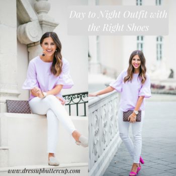 Dress Up Buttercup // A Houston-based fashion travel blog developed to daily inspire your own personal style by Dede Raad | Day to Night Look With the Right Shoes