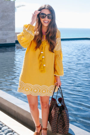 Dress Up Buttercup // A Houston-based fashion and inspiration blog developed to daily inspire your own personal style by Dede Raad | Marigold Cabo Dress