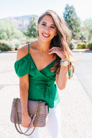 Green top, scottsdale, fall fashion, arizona
