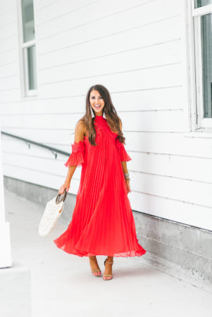 Dress Up Buttercup, Dede Raad, Houston blogger, fashion blogger, Insert red emoji dress