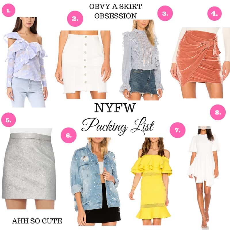 NYFW Packing List, Dress Up Buttercup, Fashion blogger
