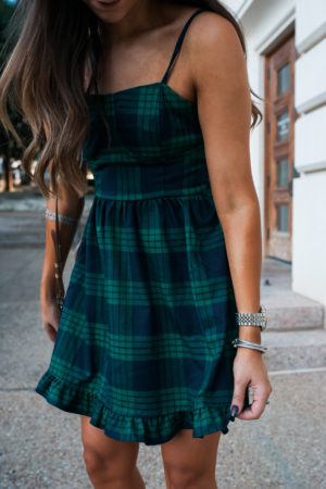 Plaid Mini Dress I Dress Up Buttercup