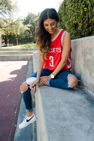 How to Style Your Home Teams Jersey 3 Different Ways | Dress Up Buttercup