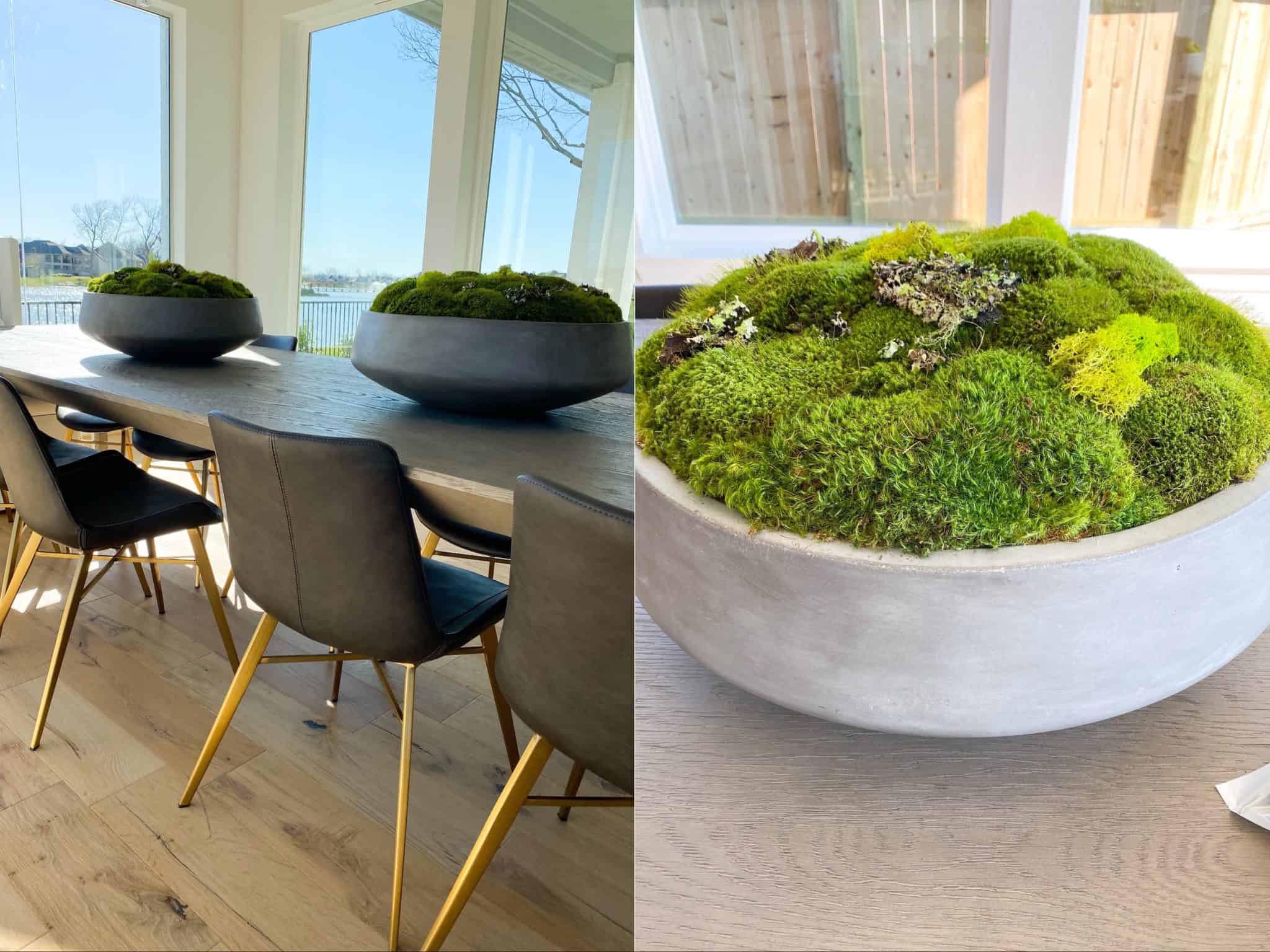 Moss Bowl Centerpiece 