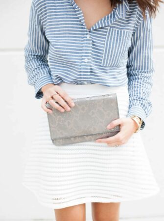Houston Fashion Blog - Dede Raad Francescas Gingham Button Up